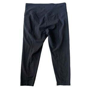 Prana women's Gray Cropped Workout Gym Yoga Activewear Leggings sz M